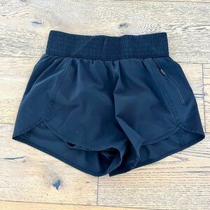 Women High Waisted Shorts Black Athletic Sports Size Medium